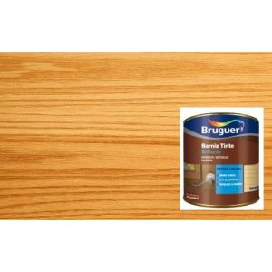 BARNIZ TINTE BRILLANTE CASTAÑO 250 ML BRUGUER