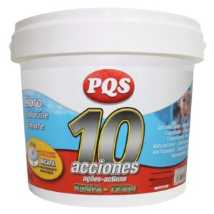 CLORO 10 ACCIONES BICAPA 5 KG.