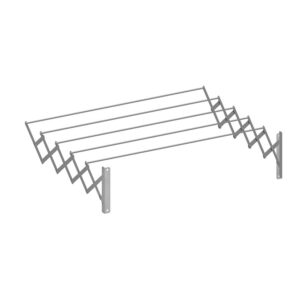 TENDEDERO EXTENSIBLE ALUMINIO 5 VARILLAS 120 CM.