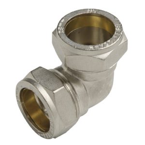 CODO LATON COMPRESION SAMBRA 90º Ø 15 PARA COBRE