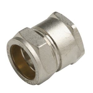 ENTRONQUE LATON COMPRESION SAMBRA HEMBRA 1/2" Ø 18 PARA COBRE