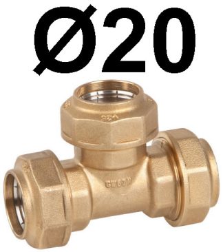 TE Ø 20 LATON FITTING