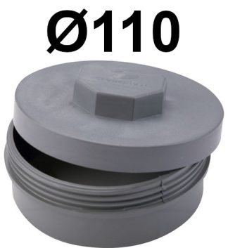 TAPON REGISTRO PVC 110