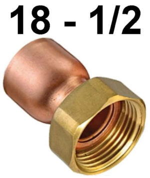 RACOR LOCO SOLDAR RECTO HEMBRA 18 1/2"