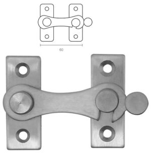 ALDABA CLASICA DERECHA 60MM NIQUEL