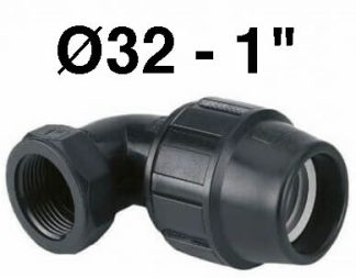 CODO HEMBRA 32-1" FITTING