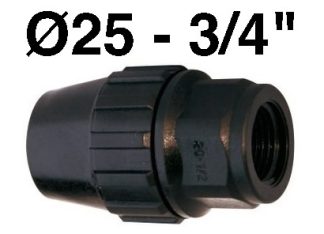 ENLACE ROSCA HEMBRA Ø 25-3/4" FITTING