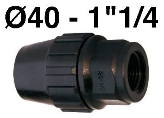 ENLACE ROSCA HEMBRA 40-1 1/4 FITTING