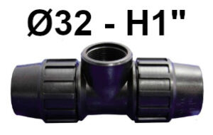 TE DERIVACION HEMBRA 32 - 1" FITTING