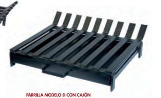 PARRILLA MLO. D C/CAJON 500X400 MMS
