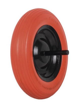 RUEDA CARRETILLA OBRA IMPINCHABLE NARANJA