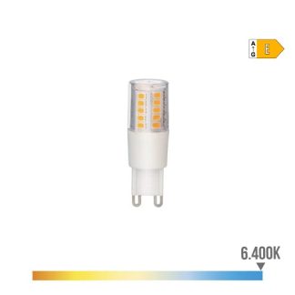 BOMBILLA G9 LED 5.5W 650lm 6400K LUZ FRIA BASE CERAMICA Ø1,8x5,4cm