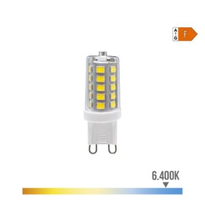 BOMBILLA G9 LED 3W 260lm 6400K LUZ FRIA REGULABLE Ø1,65x4,9cm