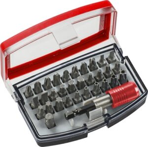 JUEGO 32 PUNTAS 1/4" SURTIDAS KWB