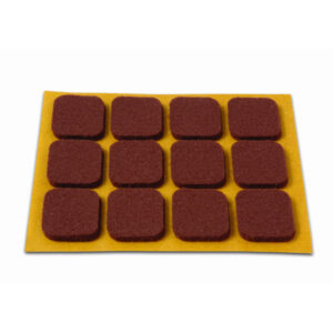 FIELTRO MARRON 20X23 MM (12 UDS)
