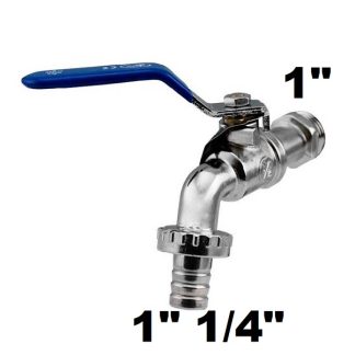 GRIFO ESFERA MANGUERA 1" x 1 1/4"