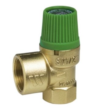 VALVULA SEGURIDAD SOLAR 1/2 "  10 BAR