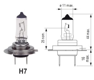 LAMPARA HALOGENA H7 12V 55W (PX26D)