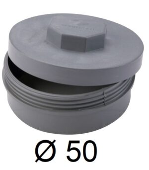 TAPON REGISTRO PVC Ø 50