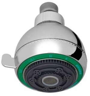 ROCIADOR DUCHA C/ROTULA METALICA 1/2" 4 POSICIONES