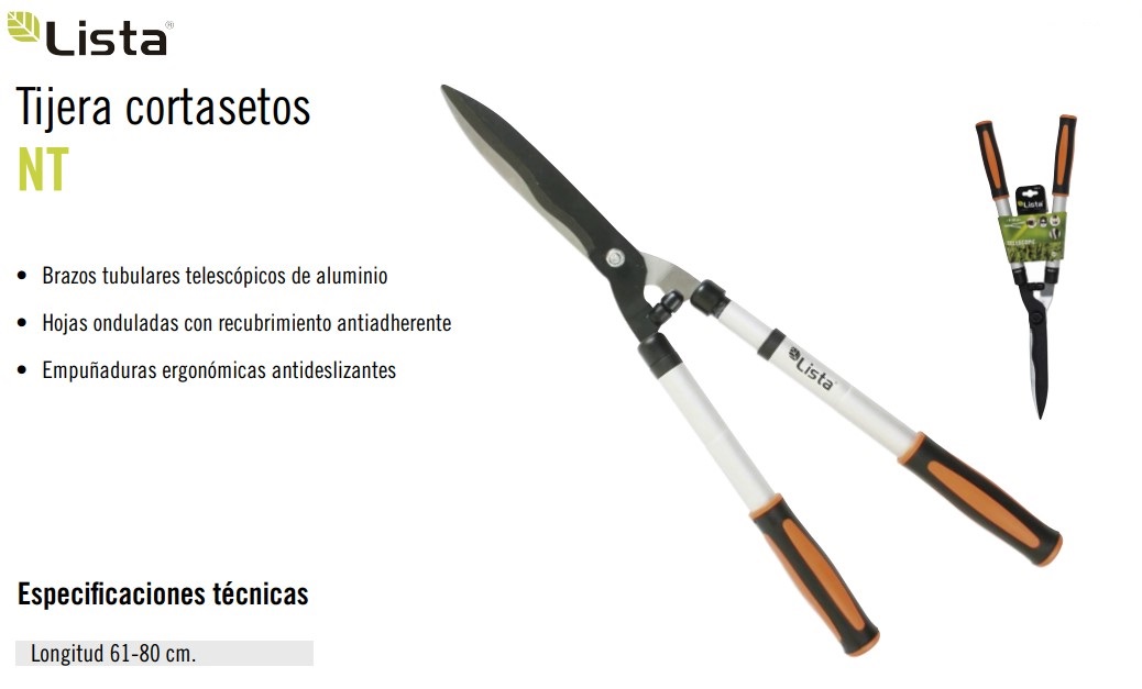 TIJERA CORTASETOS MANGO TELESCOPICO - Imagen 2