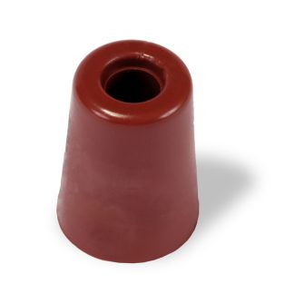 TOPE PUERTA ATORNILLADO ALTO CAUCHO MARRON