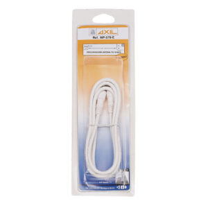 CABLE CONEXION ANTENA/TV 1,5 M BLANCO