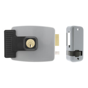 Cerradura de sobreponer electrica. Mod. 1902. Derecha.. 50-80MM