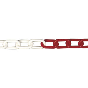 CADENA PLASTICO Ø 8MM ROJO/BLANCO (1 MT) ÇÇ