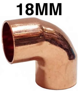 CODO COBRE H-H 90º 18