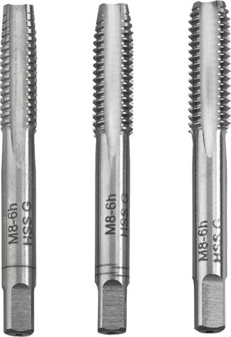 JUEGO MACHOS HSS DIN 352 M8X1,25 3 PZ.