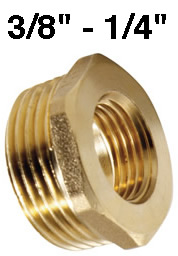 TUERCA LATON REDUCCION 3/8"-1/4"