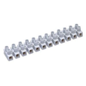 REGLETA CONEXION 10 MM BLANCA 12 ELEMENTOS