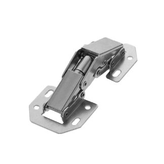 BISAGRA CANGREJO CON PISTON 100X44 MM NIQUELADO