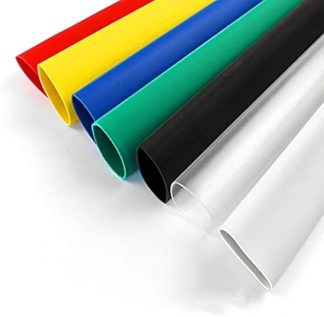 FUNDA TERMORETRACTIL NEGRA 20MM (1 MT)