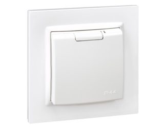 ENCHUFE SCHUKO EXTERIOR EMPOTRAR S-10 BLANCO