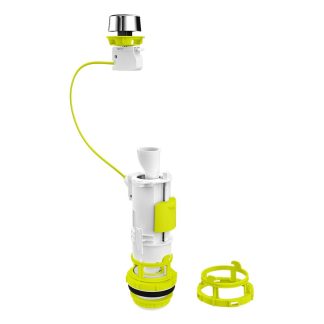 DESCARGADOR DOBLE PULSADOR UNIVERSAL CON CABLE REGULABLE FLUTEC