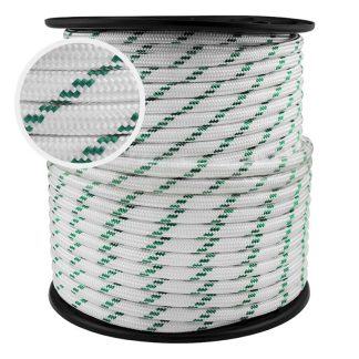 CUERDA TRENZADA POLIPROPILENO Ø 8 MM BCO/VDE (1 MT)