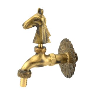 GRIFO DECORATIVO LATON CABALLO