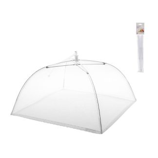 TAPA NYLON CUBRE ALIMENTOS 32X30CM.PLEGABLE