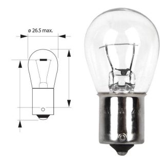 LAMPARA 12V P21W (BA15S)