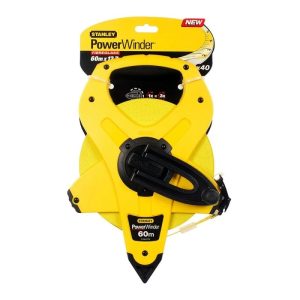 Cinta metrica Fibra Vidrio Power Winder 60mx12,7mm STANLEY 2-34-775