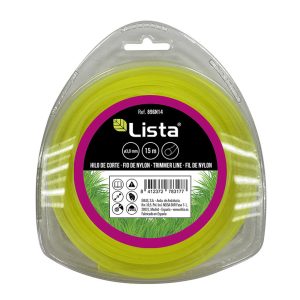 HILO NILON REDONDO CORTABORDES/DESBROZADORA Ø 3,0 MMX15MT