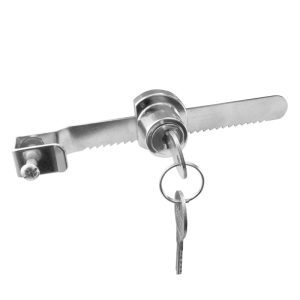 CERRADURA VITRINA 203 NIQUEL