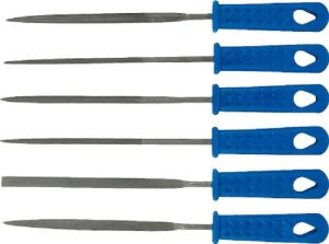JUEGO 6 MINI-LIMAS PRECISION 160MM.