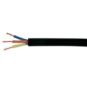 MANGUERA ELECTRICA 3X1,5MM NEGRA (1 MT)