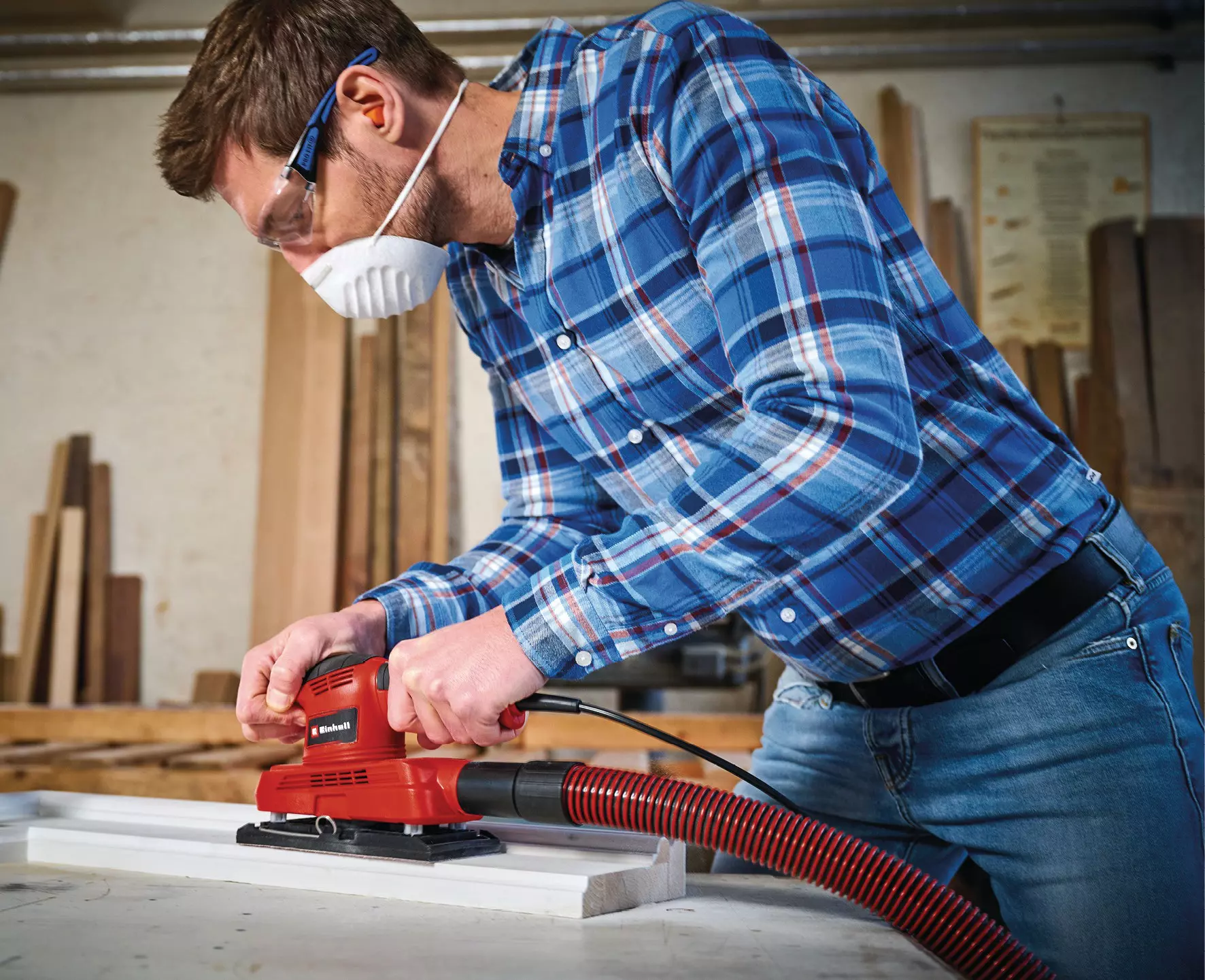 LIJADORA ORBITAL 150 W TH-OS 1520 EINHELL - Imagen 2