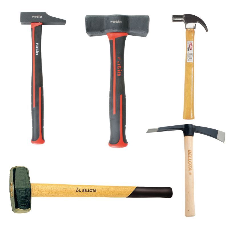 MARTILLOS, MAZAS, MACETAS Y ALCOTANAS